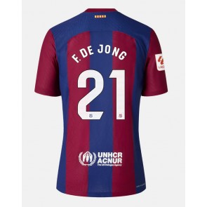 Barcelona Frenkie de Jong #21 Hemmatröja 2023-24 Kortärmad